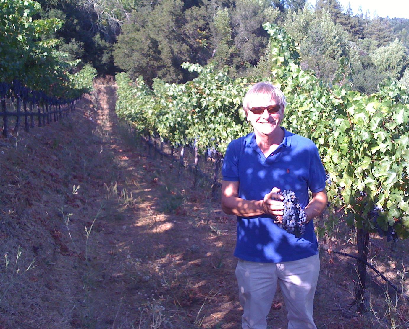 James With Grapes in Block K6